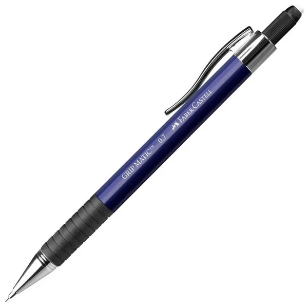 Lapiseira Grip Matic com caixa de refil 24 grafites 0,7 mm Faber-Castell