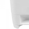 Lixeira com pedal branca 8 litros 24x22x30