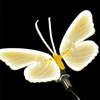 Luminária Borboleta com luz quente para área externa, interna ou decoração da Árvore de Natal Grillo 40 cm (bivolt)