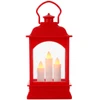 Luminária Mini Lanterna Retrô com 3 velas de LED 7x12