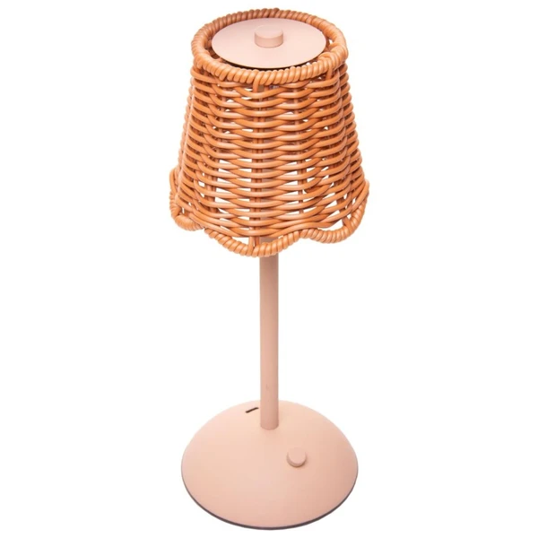 Luminária de mesa com 3 tons de luz Lagoon bege Wolff