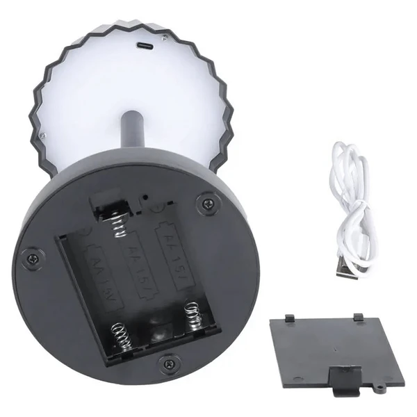 Luminária de mesa com 3 tons de luz Radiance preta Wolff