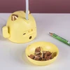 Luminária de mesa e apontador de lápis Gato da Sorte Maneki Neko