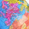 Luminária de mesa globo terrestre político 20 cm