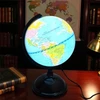 Luminária de mesa globo terrestre político 20 cm