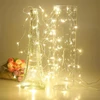 Luminária fio de fada branco quente à pilhas 50 LEDs 5 metros