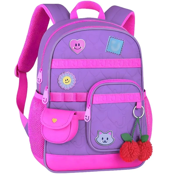 MOCHILA DE COSTAS ESCOLAR JUJU TEÓFILO SOFT COM MATELASSÊ 16"