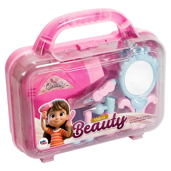 Maleta Beauty para brincar de salão de beleza