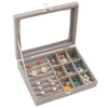 Maleta porta joias com visor transparente 20x15x4,5