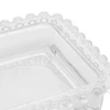 Manteigueira de cristal Pearl Wolff 17x10,5x10