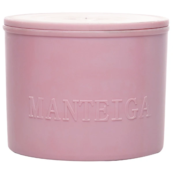 Manteigueira francesa em bambu ecológico Lyor 10x10x8,5