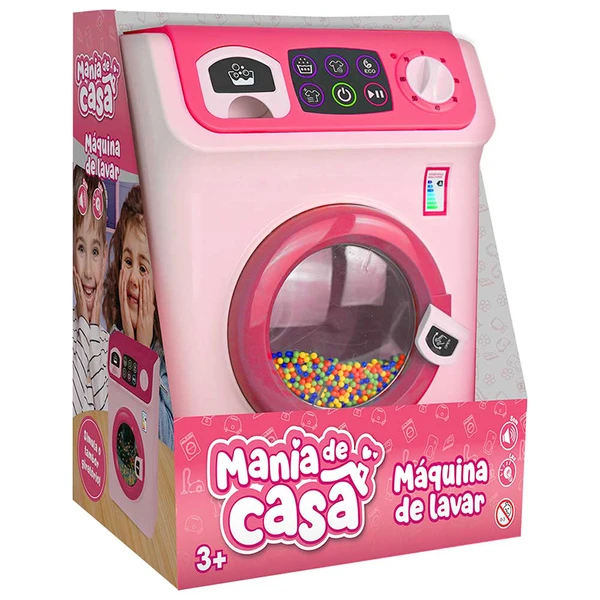 Máquina de lavar roupa infantil com tambor giratório Mania de Casa