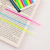 Marca texto autoadesivo fluorescente 160 tirinhas