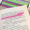 Marca texto autoadesivo fluorescente 160 tirinhas