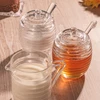 Meleira de cristal com pegador e tampa Lyor 210 ml