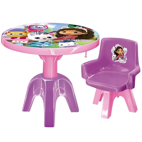 Mesa com cadeira A Casa Mágica da Gabby