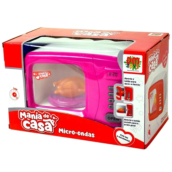Microondas que gira o pratinho Mania de Casa