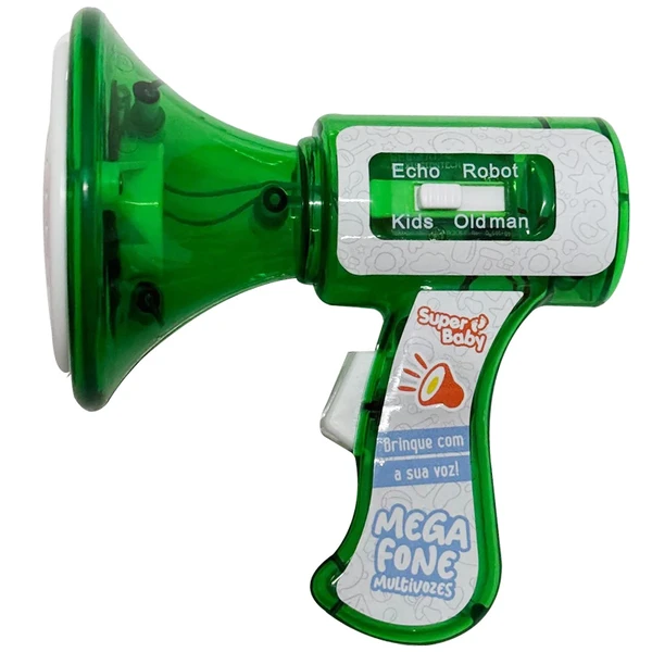 Mini Megafone infantil multivozes 4 efeitos