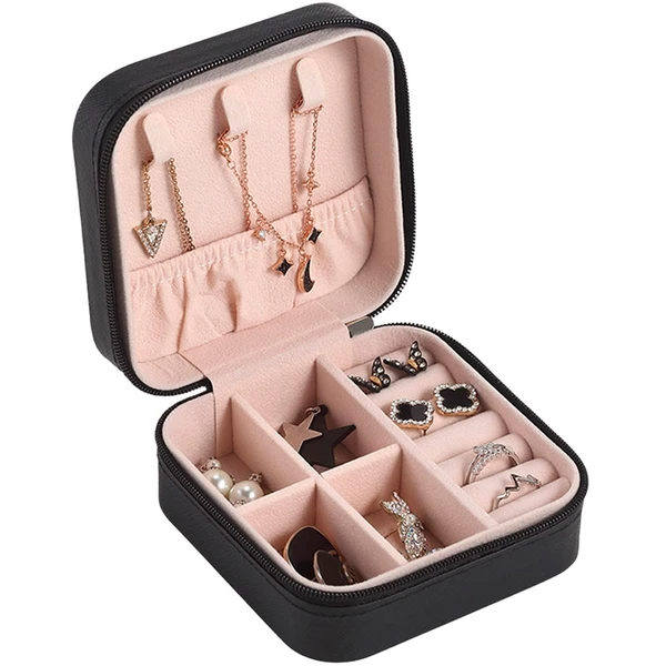 Mini maleta porta joias quadrada