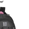 Mochila carrinho 2 em 1 19" Beaded Fun Rebecca Bonbon - preta