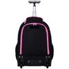 Mochila carrinho 2 em 1 19" Flower Power Rebecca Bonbon - preta