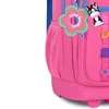 Mochila carrinho 2 em 1 19" Flower Power Rebecca Bonbon - rosa