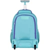 Mochila carrinho 2 em 1 19" Flower Power Rebecca Bonbon - verde