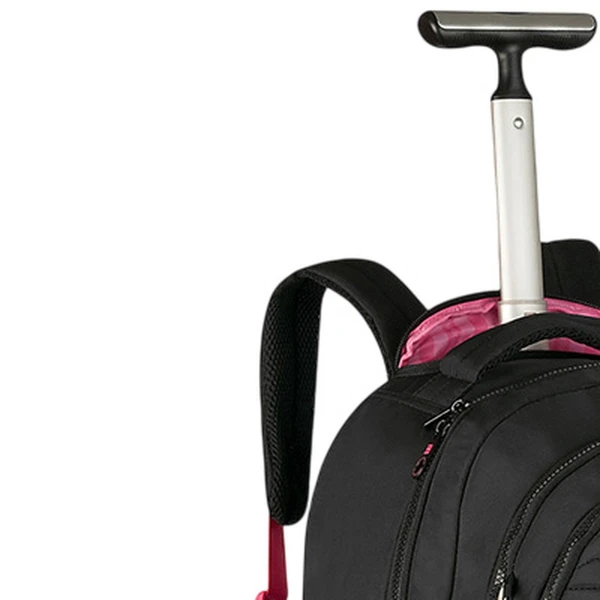 Mochila carrinho 2 em 1 19" Heart Beats Rebecca Bonbon - preta