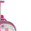 Mochila carrinho 2 em 1 19" Holo Shine Rebecca Bonbon - rosa