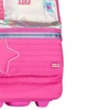 Mochila carrinho 2 em 1 19" Holo Shine Rebecca Bonbon - rosa