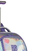 Mochila carrinho 2 em 1 19" Holo Shine Rebecca Bonbon - roxa
