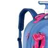 Mochila carrinho 2 em 1 19" Plush Dreams Rebecca Bonbon - azul