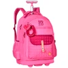 Mochila carrinho 2 em 1 19" Plush Dreams Rebecca Bonbon - rosa