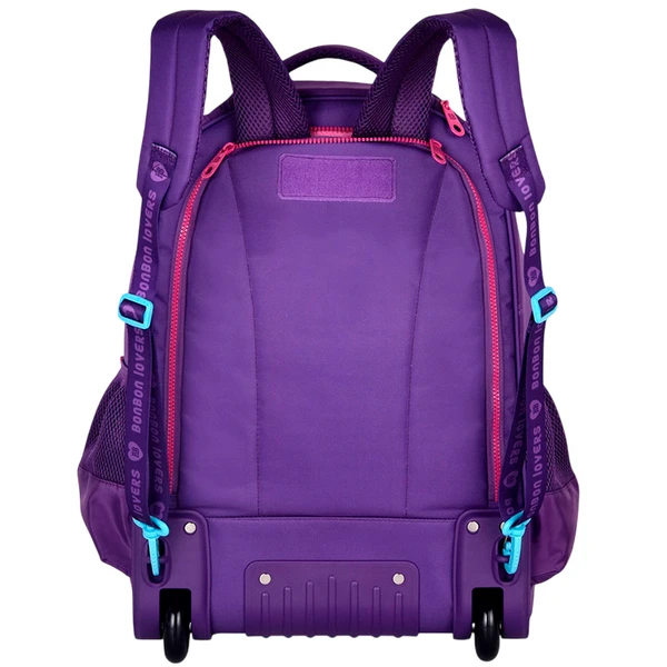Mochila carrinho 2 em 1 19" Urban Mix Rebecca Bonbon - roxa