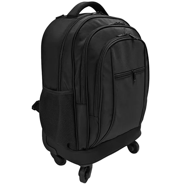 Mochila carrinho 2 em 1 360° 19" executiva - preta