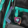 Mochila carrinho 2 em 1 em nylon com patches Luluca 19"