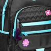 Mochila carrinho 2 em 1 em nylon com patches Luluca 19"