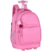 Mochila carrinho 2 em 1 soft com matelassê Rebecca Bonbon 19"