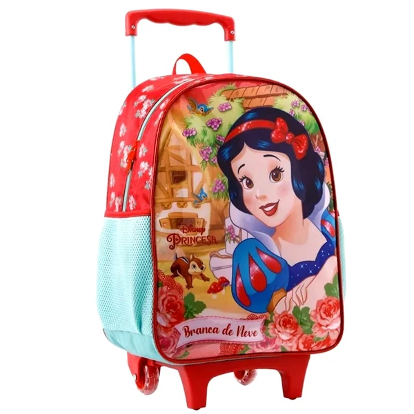 Mochila carrinho Branca de Neve X 16"