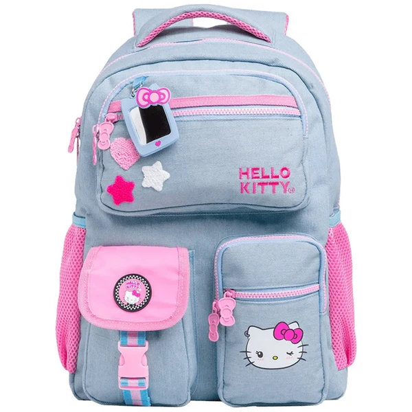 Mochila de costas 17" Hello Kitty Tween Jeans Sanrio Xeryus