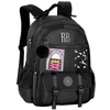 Mochila de costas e de bordo 17,5" Beaded Fun Rebecca Bonbon - preta
