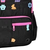 Mochila de costas e de bordo 17,5" Flower Power Rebecca Bonbon - preta