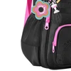 Mochila de costas e de bordo 17,5" Flower Power Rebecca Bonbon - preta