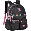 Mochila de costas e de bordo 17,5" Flower Power Rebecca Bonbon - preta