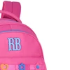 Mochila de costas e de bordo 17,5" Flower Power Rebecca Bonbon - rosa