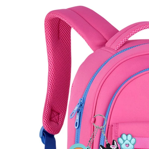 Mochila de costas e de bordo 17,5" Flower Power Rebecca Bonbon - rosa