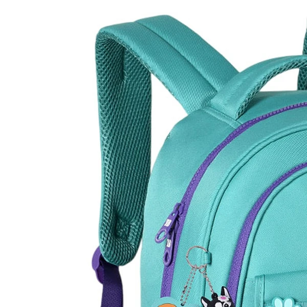 Mochila de costas e de bordo 17,5" Flower Power Rebecca Bonbon - verde