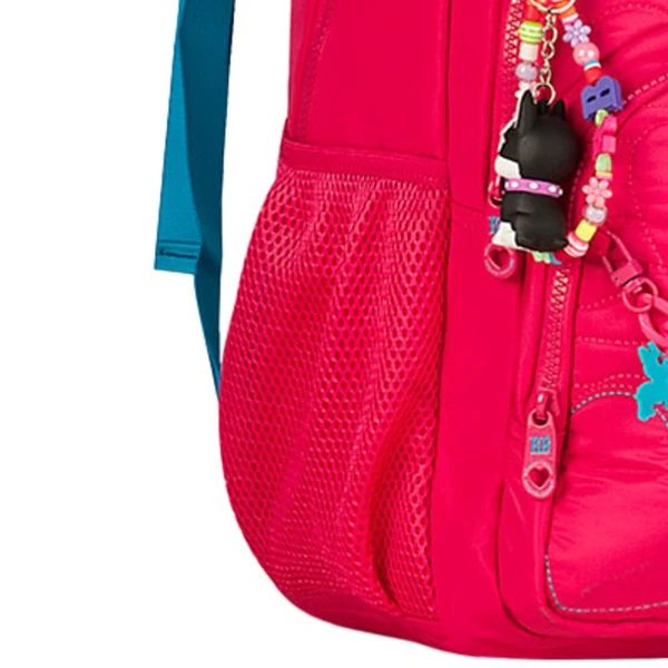 Mochila de costas e de bordo 17,5" Heart Beats Rebecca Bonbon - rosa