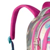 Mochila de costas e de bordo 17,5" Holo Shine Rebecca Bonbon - rosa