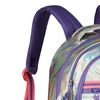 Mochila de costas e de bordo 17,5" Holo Shine Rebecca Bonbon - roxa